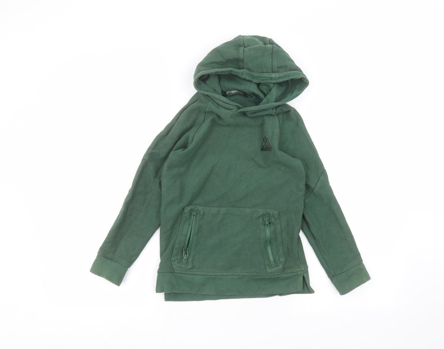 George Boys Green   Pullover Hoodie Size 8-9 Years