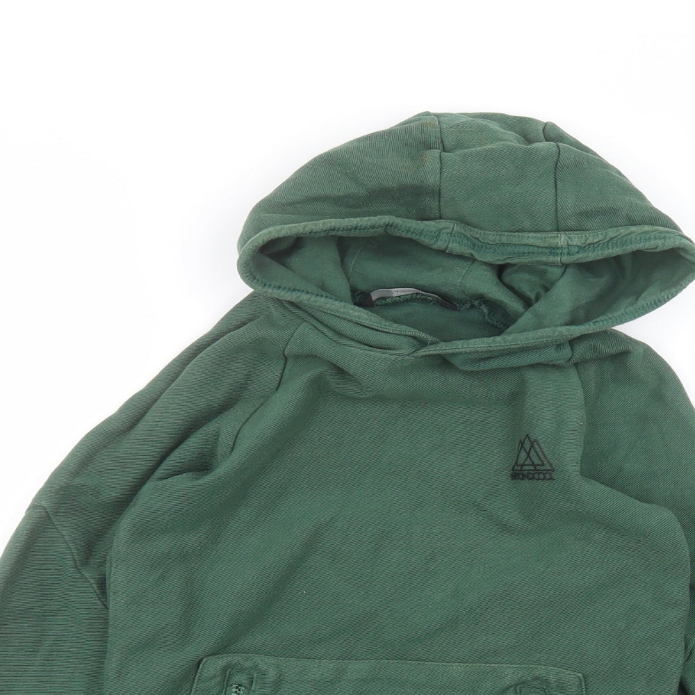 George Boys Green   Pullover Hoodie Size 8-9 Years