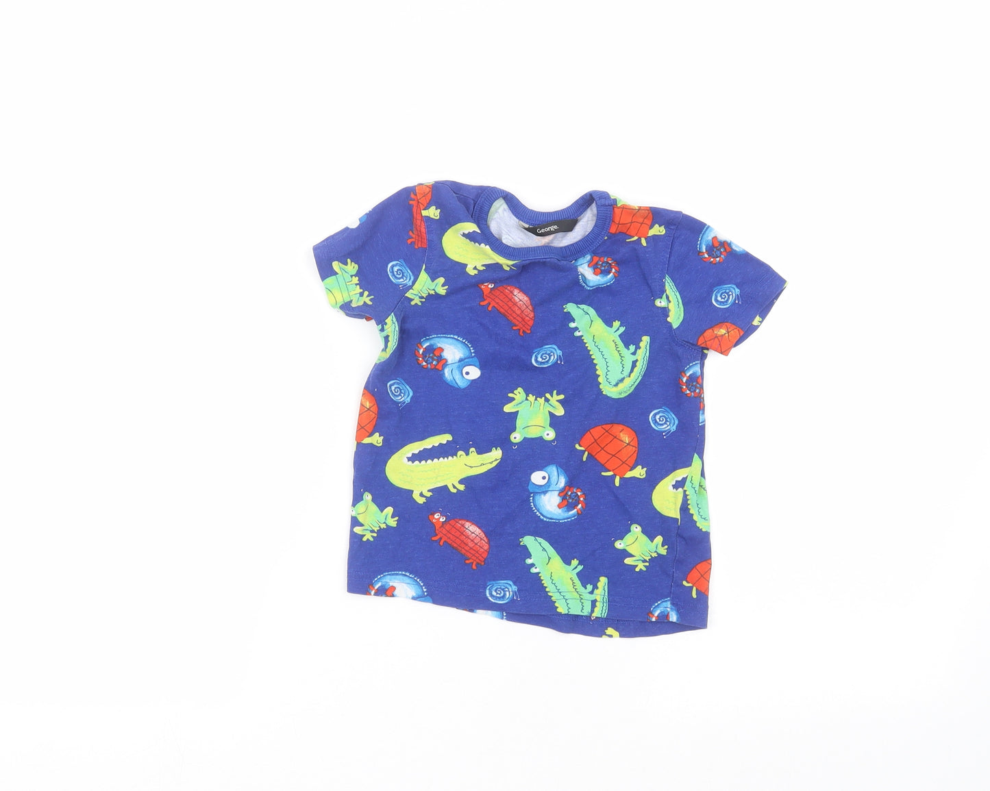 George Baby Blue   Basic T-Shirt Size 18-24 Months
