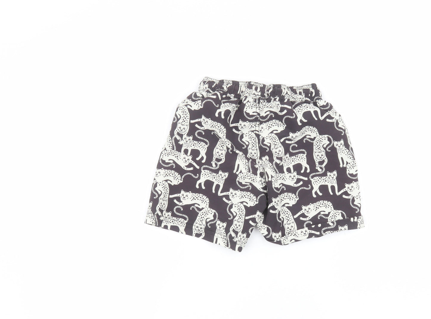 Lindex Boys Black   Bermuda Shorts Size 7-8 Years - swim short