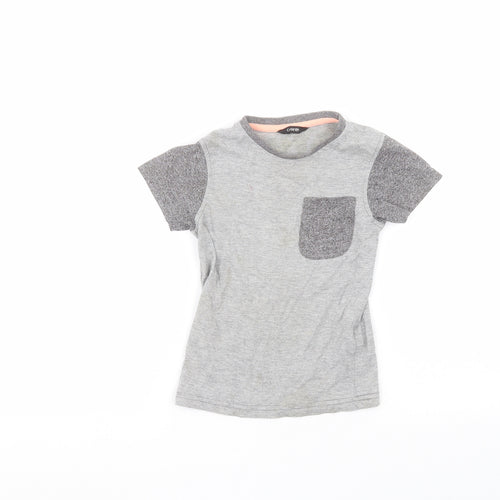 George Boys Grey   Basic T-Shirt Size 3-4 Years