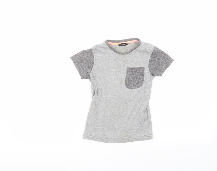 George Boys Grey   Basic T-Shirt Size 3-4 Years