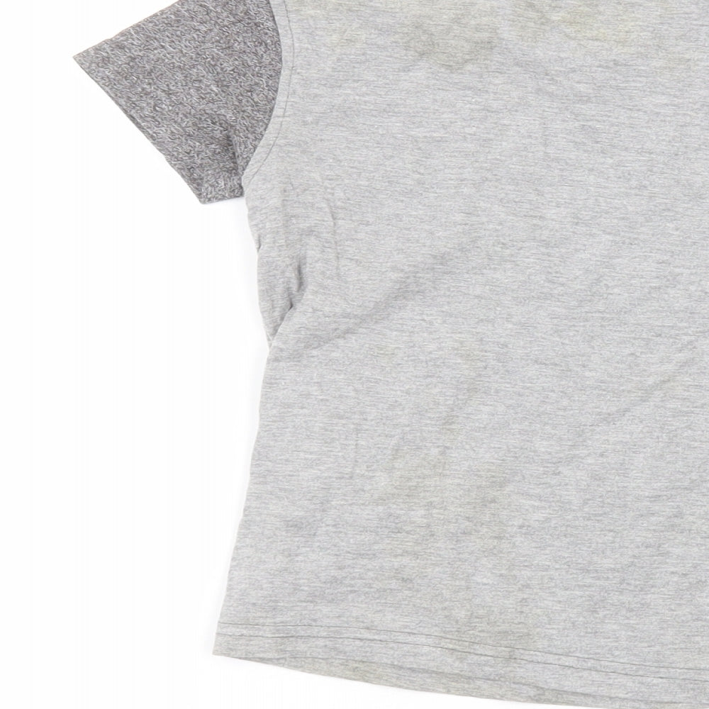 George Boys Grey   Basic T-Shirt Size 3-4 Years