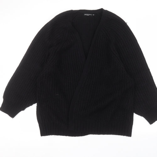 Brave Soul Womens Black   Jacket Coatigan Size M
