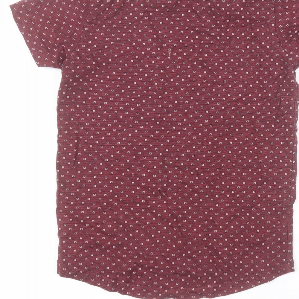 NEXT Boys Red Polka Dot  Basic T-Shirt Size 7 Years