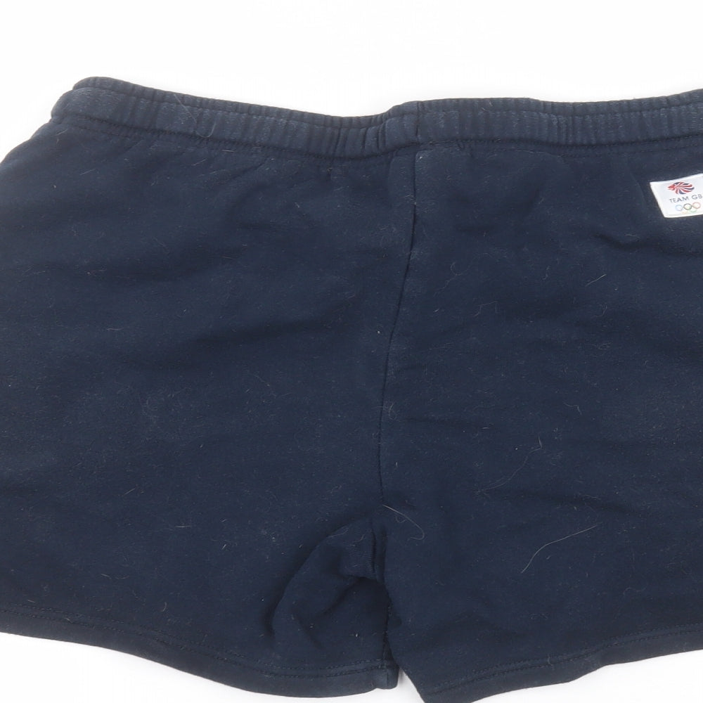 Team GB Mens Blue   Sweat Shorts Size M