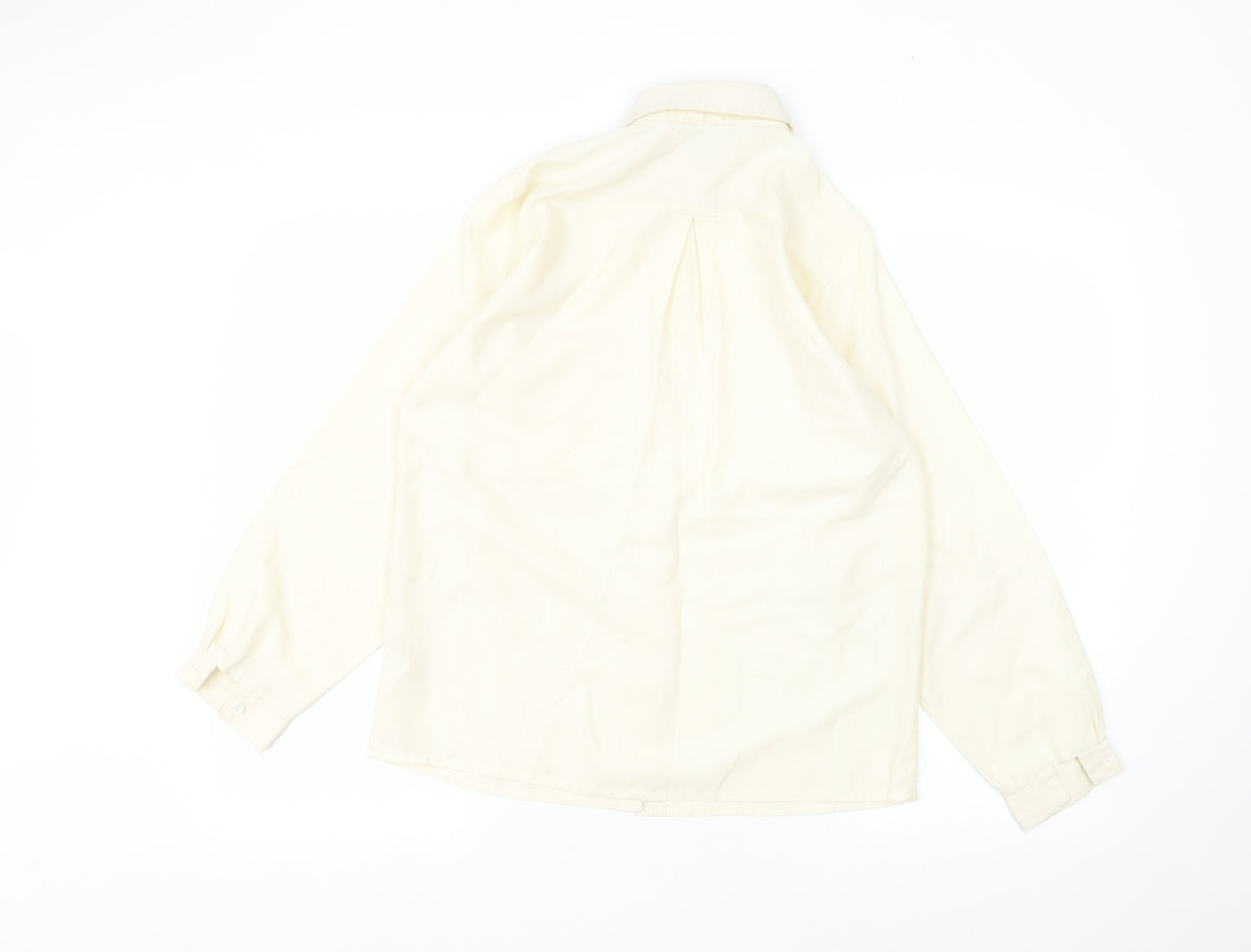 Hamells Womens White   Basic Button-Up Size 10