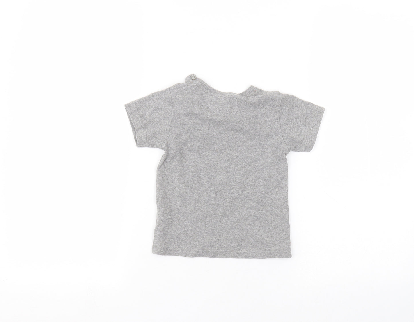 Preworn Baby Grey   Basic T-Shirt Size 18-24 Months