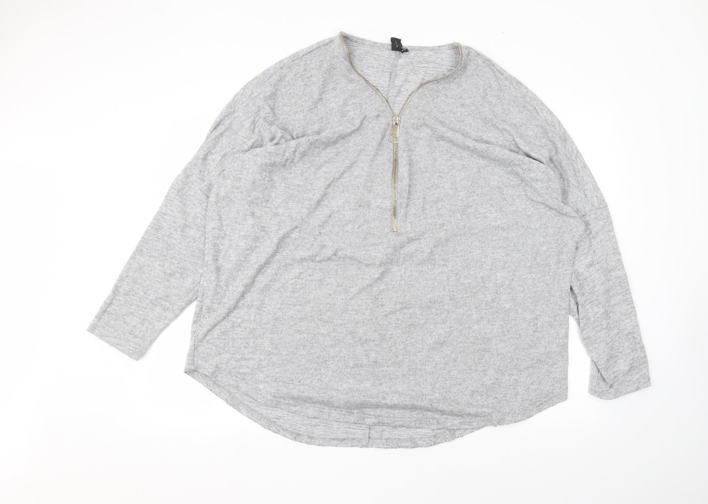 Preworn Womens Grey   Pullover Jumper Size 22