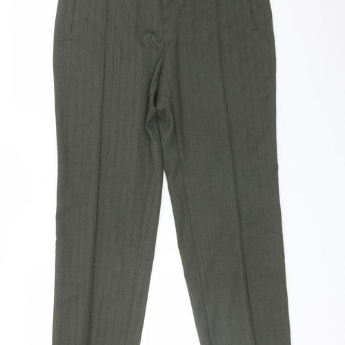 M&S Womens Green   Trousers  Size 14 L26 in