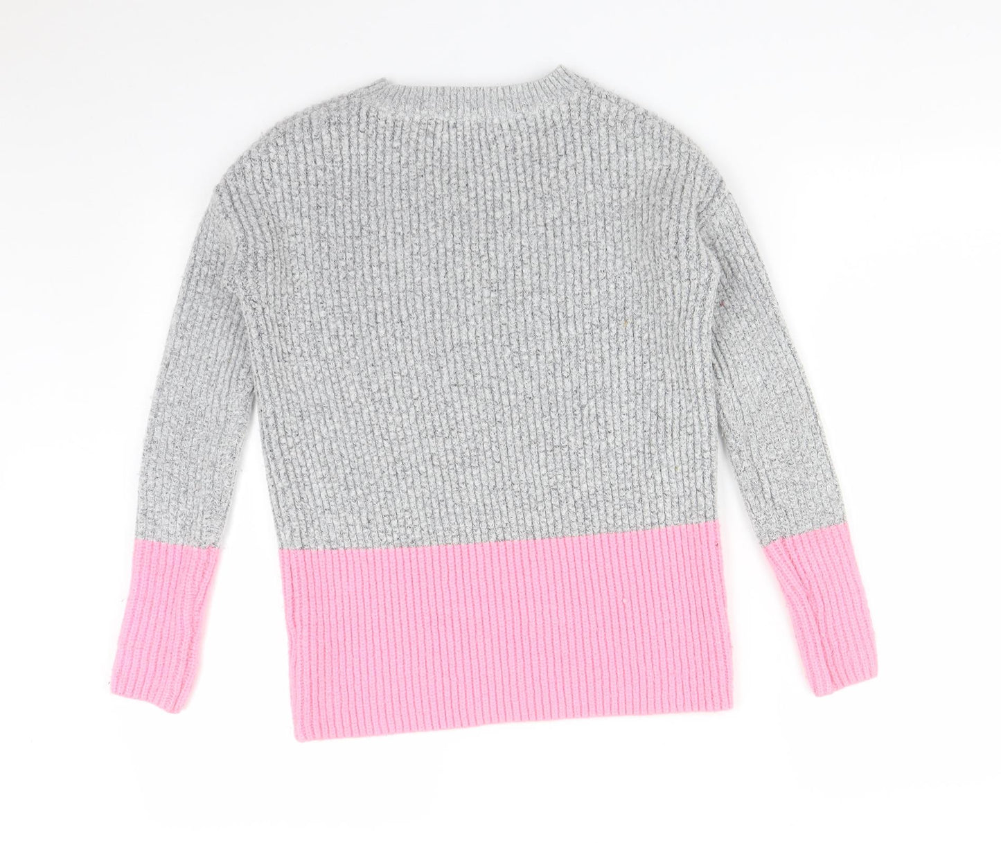 Primark Womens Multicoloured Colourblock  Pullover Sweatshirt Size XS