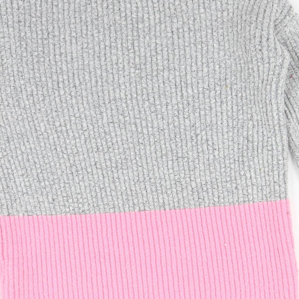 Primark Womens Multicoloured Colourblock  Pullover Sweatshirt Size XS