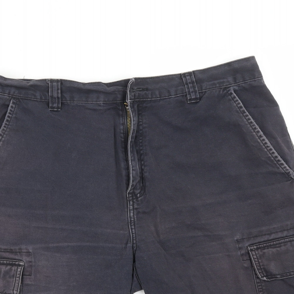 Easy Mens Blue   Cargo Shorts Size 34