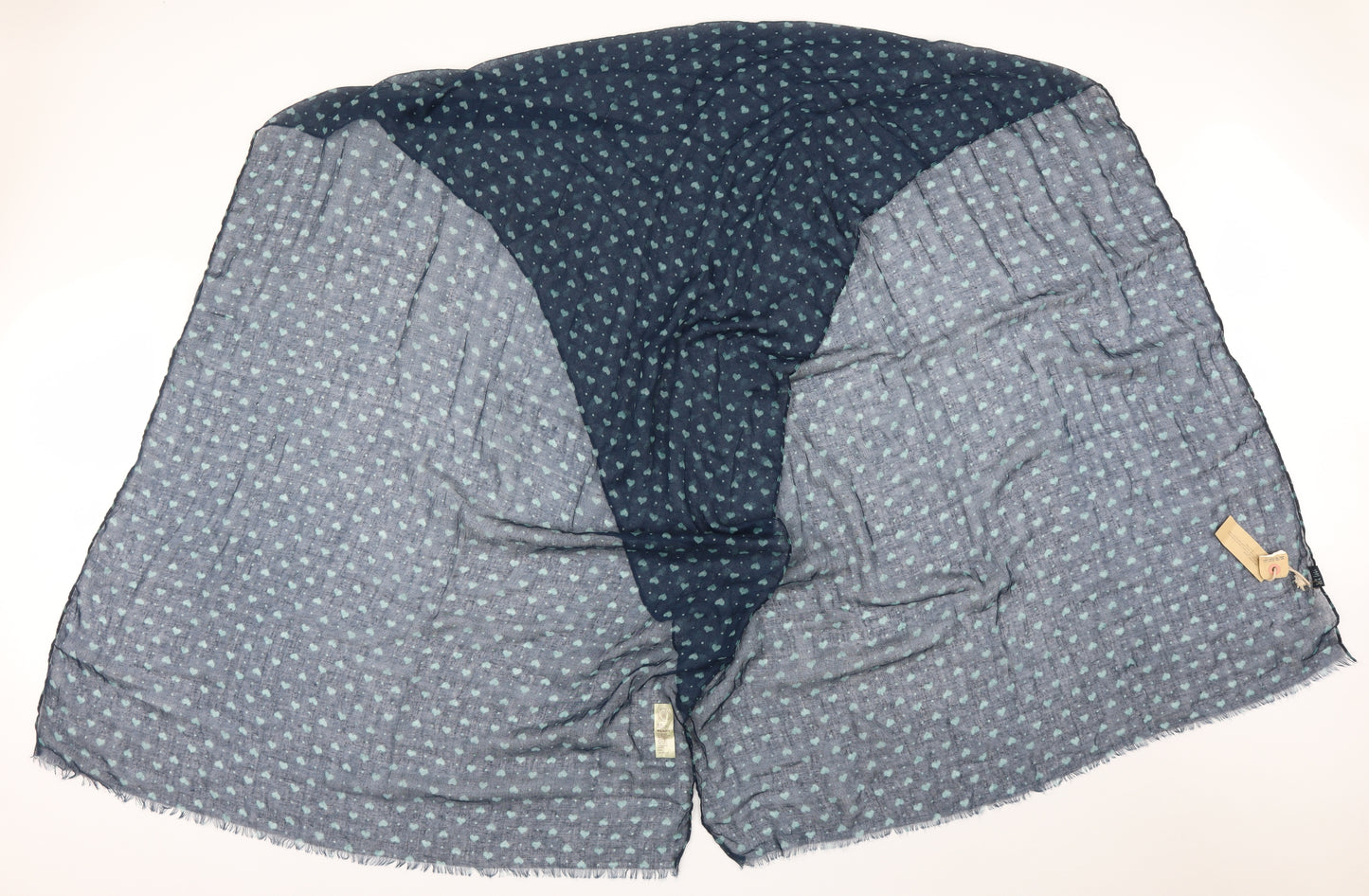 Fat Face Womens Blue    Scarf   - HEARTS