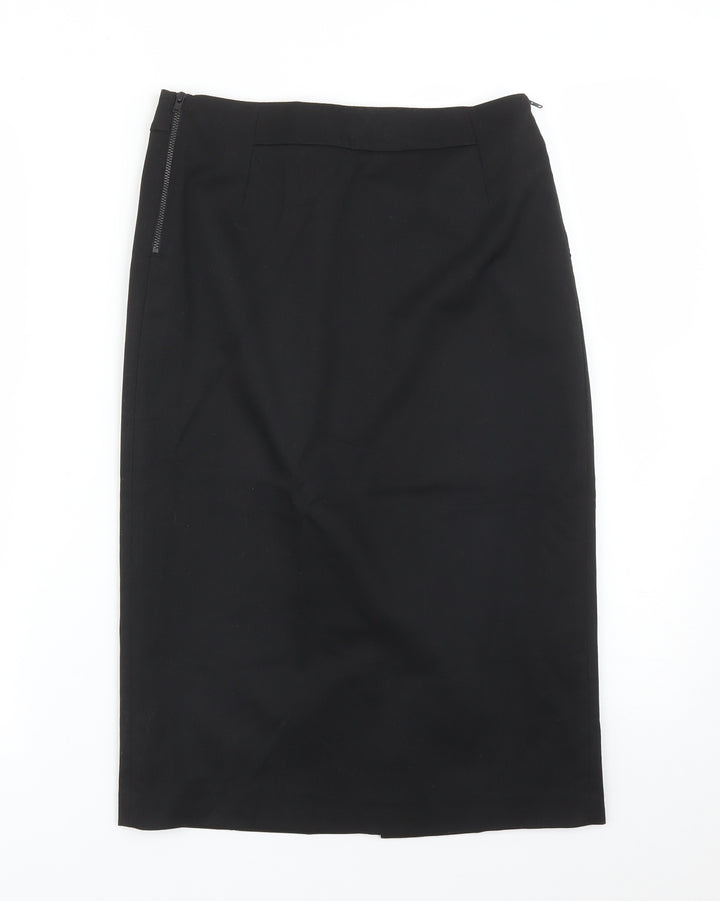 Warehouse Womens Black Straight & Pencil Skirt Size 8