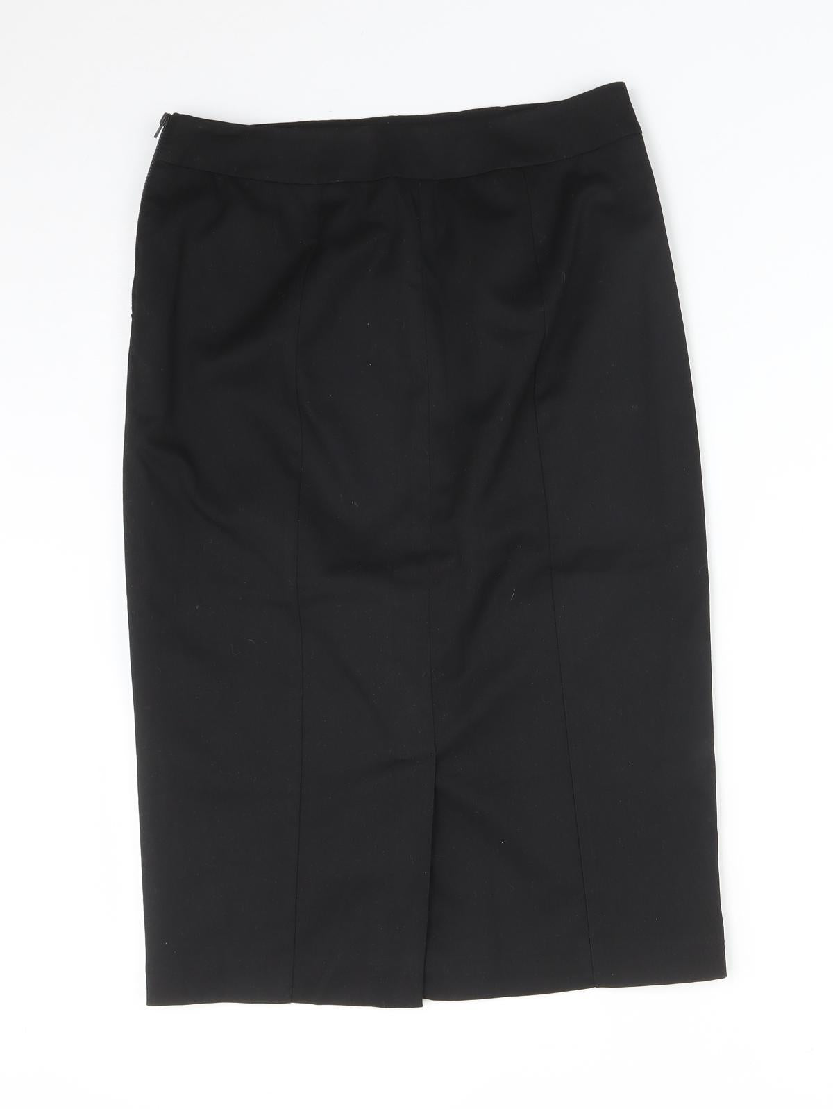 Warehouse Womens Black   Straight & Pencil Skirt Size 8
