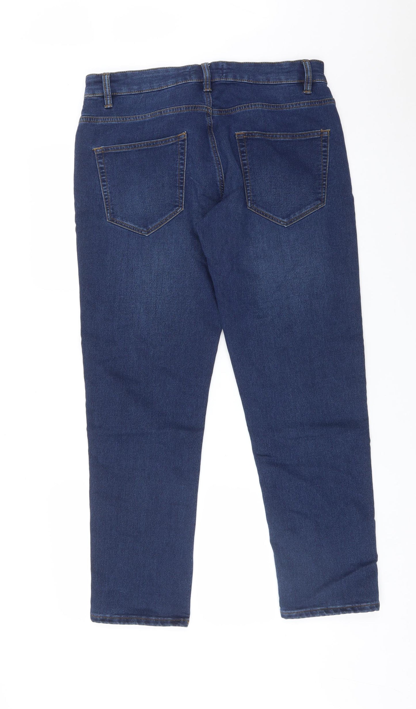 Easy Mens Blue   Straight Jeans Size 34 L30 in