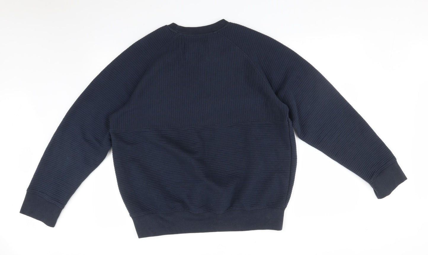 GENETIC APPAREL Mens Blue Striped  Pullover Sweatshirt Size XL