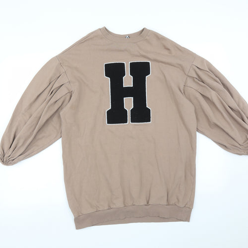 ASOS Womens Brown   Pullover Sweatshirt Size 8  - H