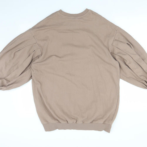 ASOS Womens Brown   Pullover Sweatshirt Size 8  - H