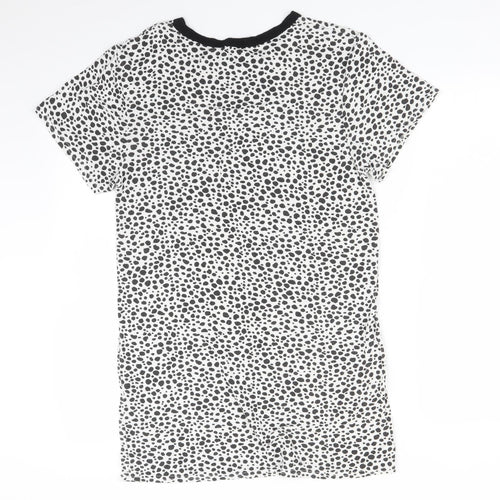 PRETTYLITTLETHING Womens Multicoloured Animal Print  Basic T-Shirt Size 8