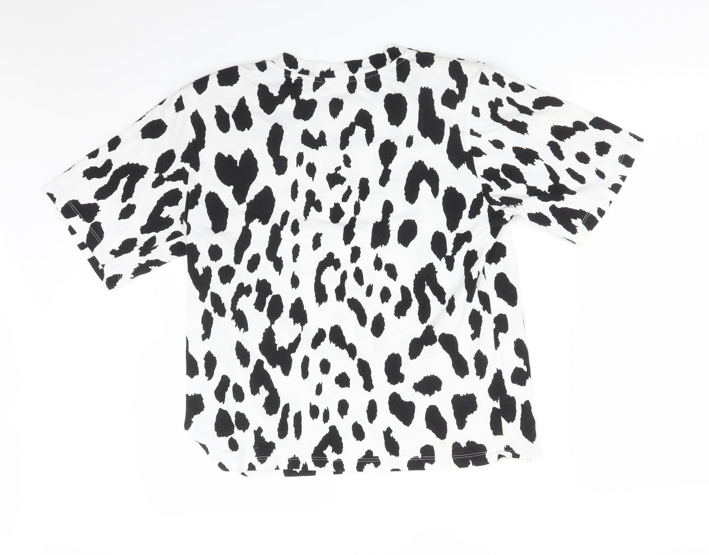 ASOS Womens Multicoloured Animal Print  Basic T-Shirt Size 8