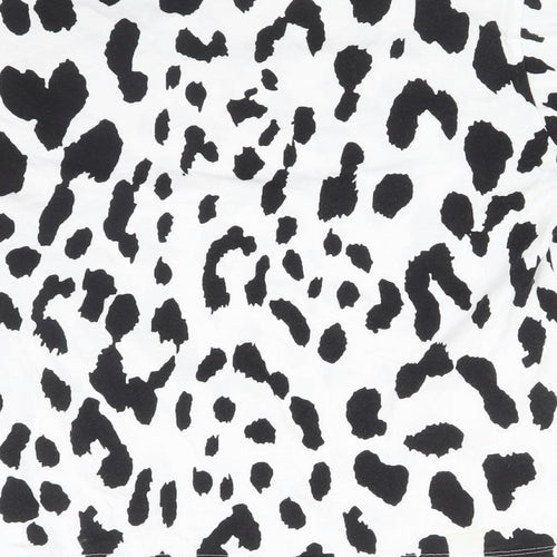 ASOS Womens Multicoloured Animal Print  Basic T-Shirt Size 8