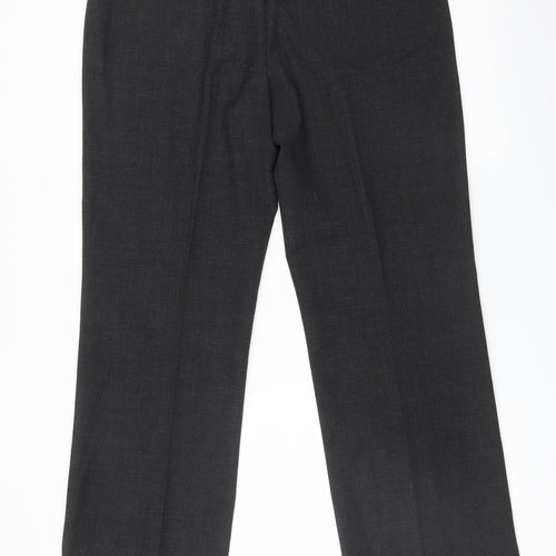 AMARANTO Womens Grey   Trousers  Size 14 L31 in