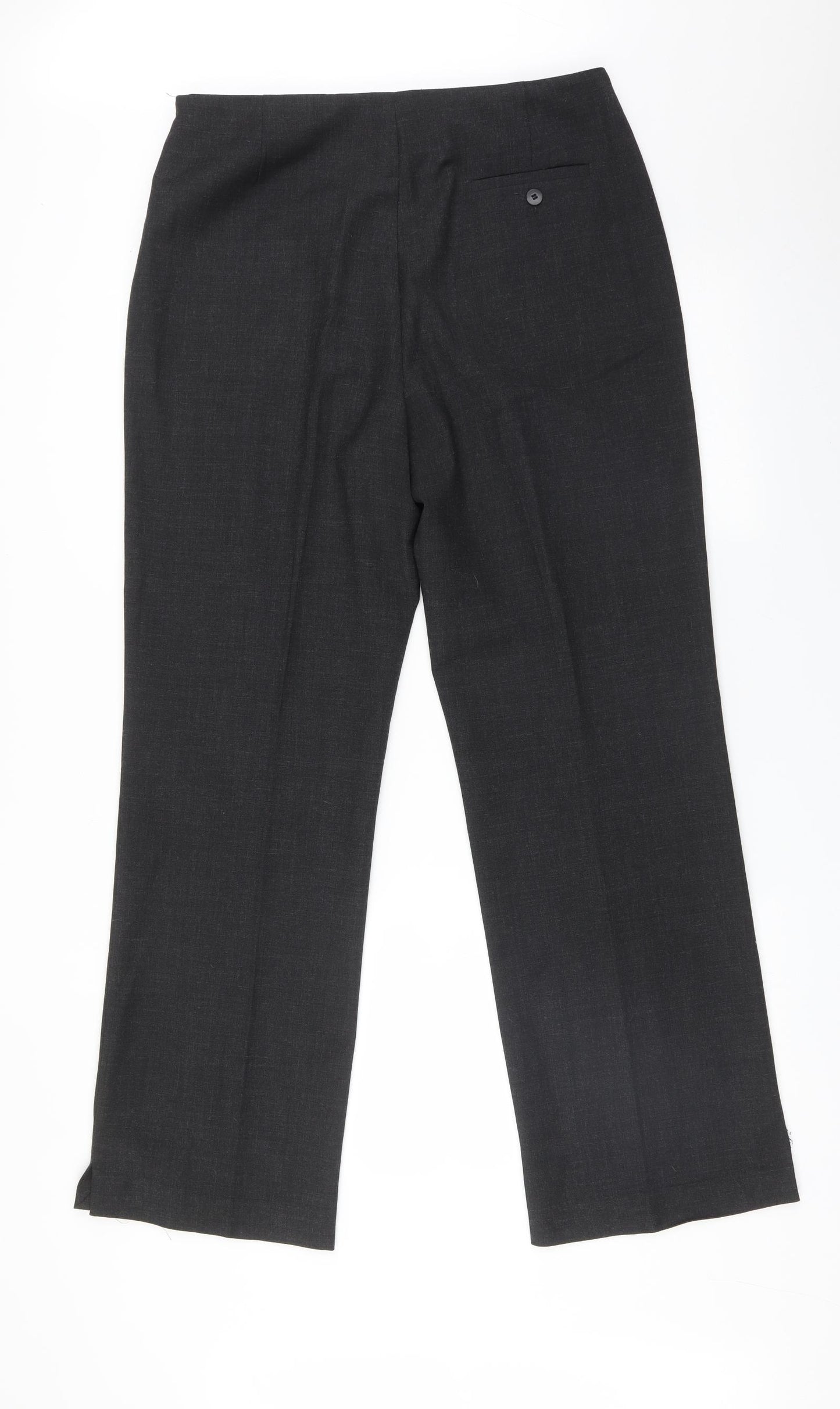 AMARANTO Womens Grey   Trousers  Size 14 L31 in
