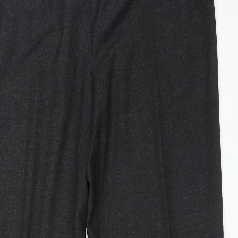 AMARANTO Womens Grey   Trousers  Size 14 L31 in