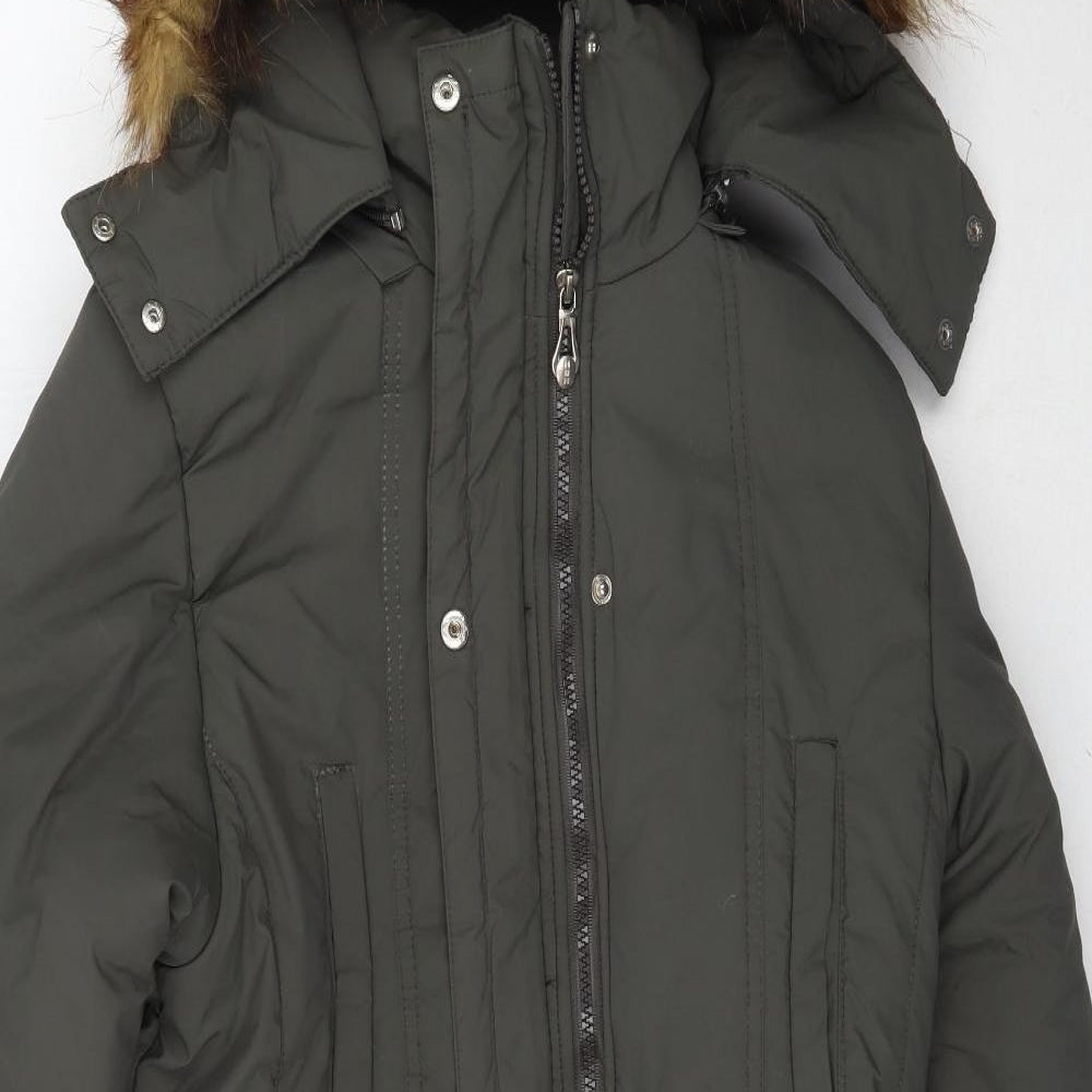 HBH Womens Green   Parka Coat Size M