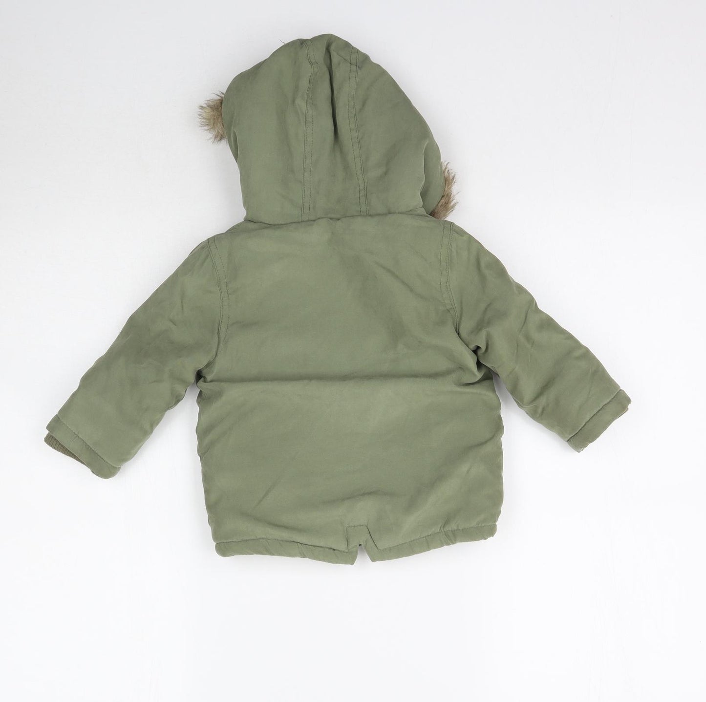 George Baby Green   Overcoat Coat Size 9-12 Months