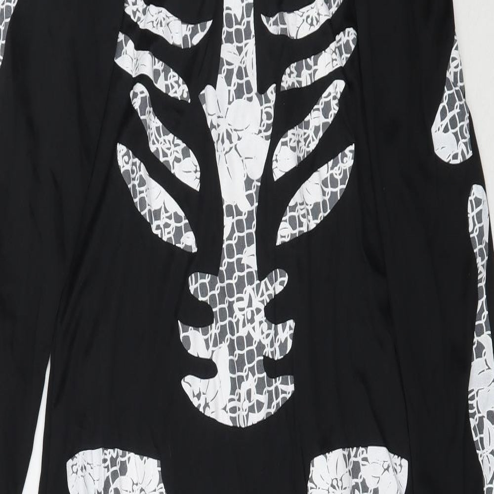 Smiffys Womens Beige   Maxi  Size M  - SKELETON HALLOWEEN COSTUME