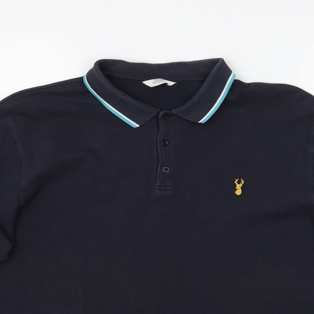 NEXT Mens Blue    Polo Size L