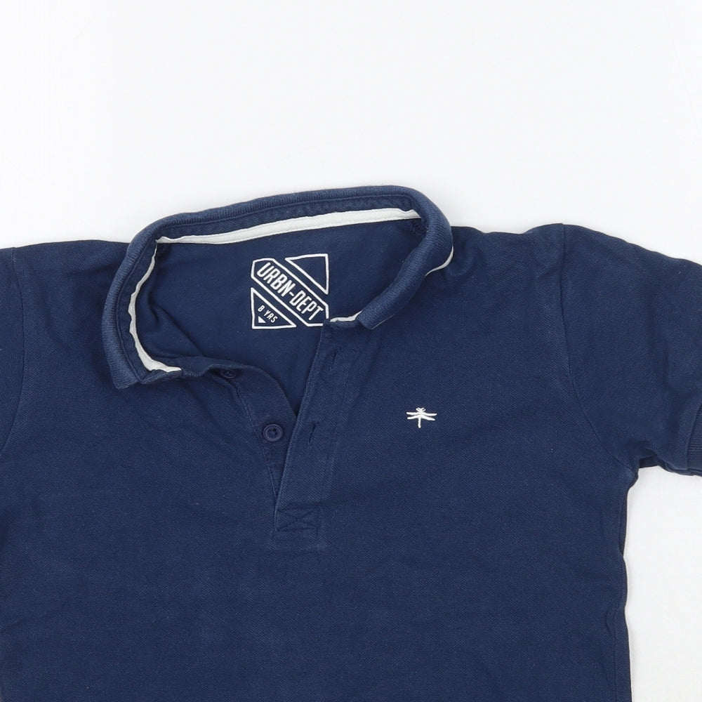 Matalan Boys Blue   Pullover Polo Size 8 Years