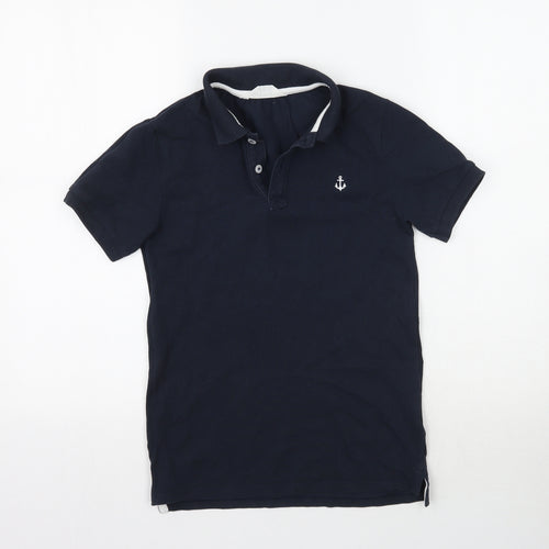 H&M Boys Blue   Pullover Polo Size 9-10 Years