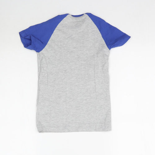 Matalan Boys Grey   Basic T-Shirt Size 8 Years