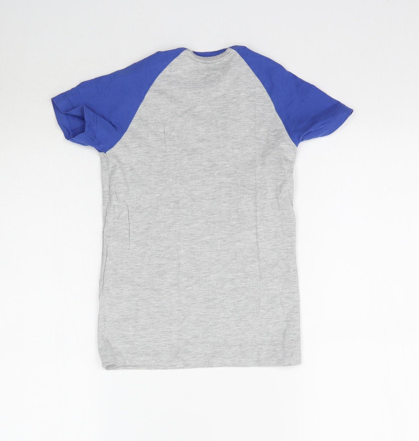 Matalan Boys Grey   Basic T-Shirt Size 8 Years