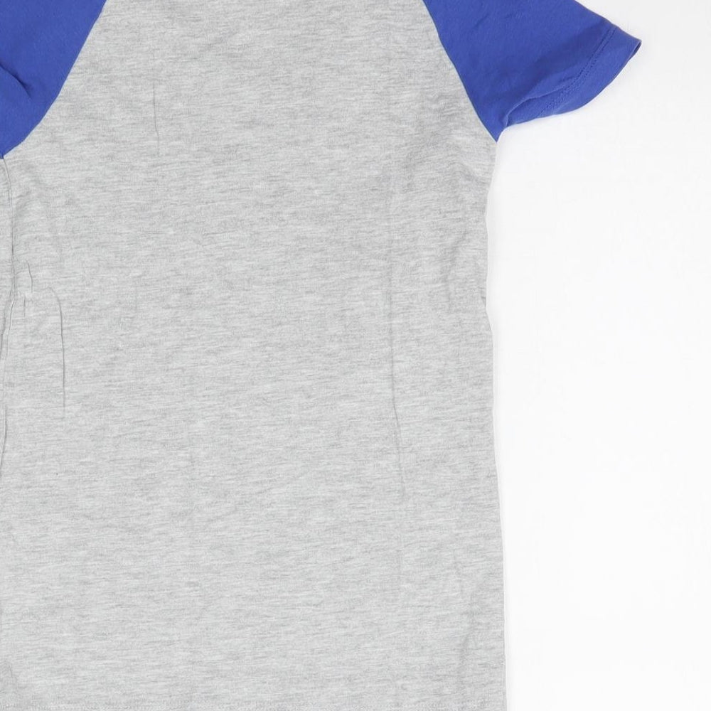 Matalan Boys Grey   Basic T-Shirt Size 8 Years