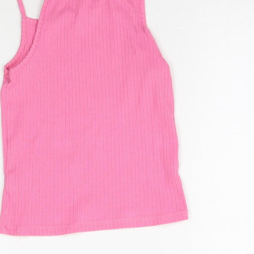 F&F Girls Pink   Basic Tank Size 8-9 Years