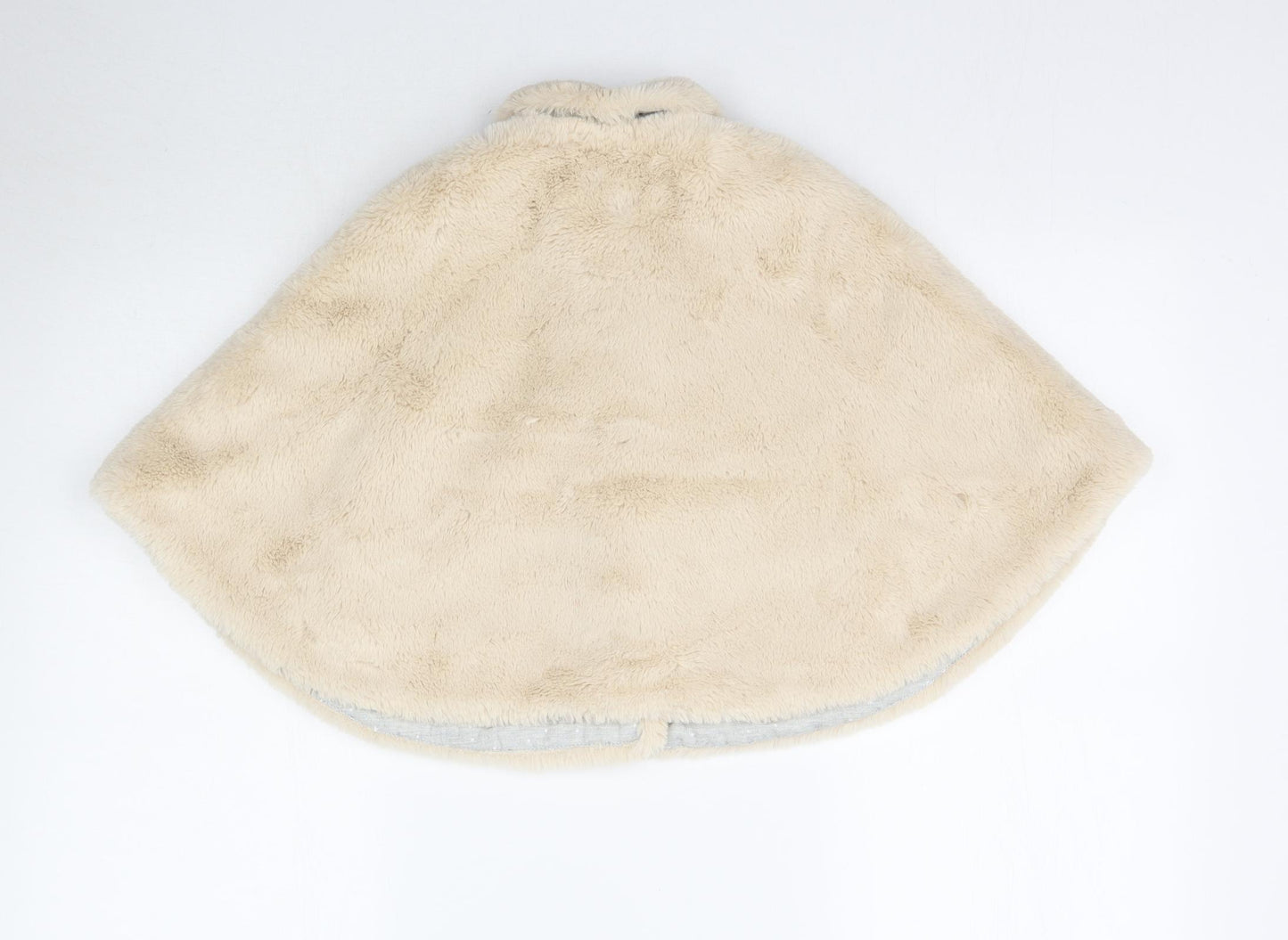 Zara Girls Ivory   Jacket Poncho Size 3-4 Years  - Fluffy