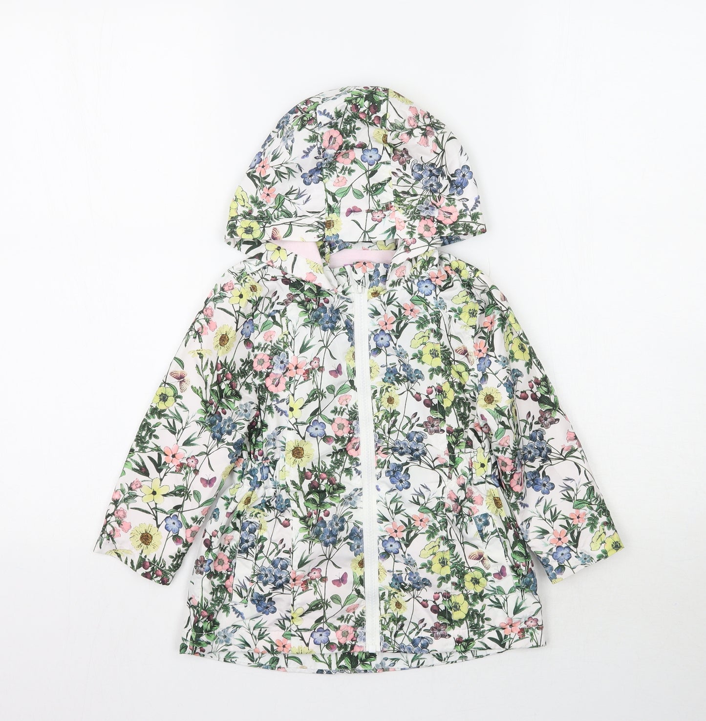 F&F Girls Multicoloured Flecked  Jacket  Size 2-3 Years