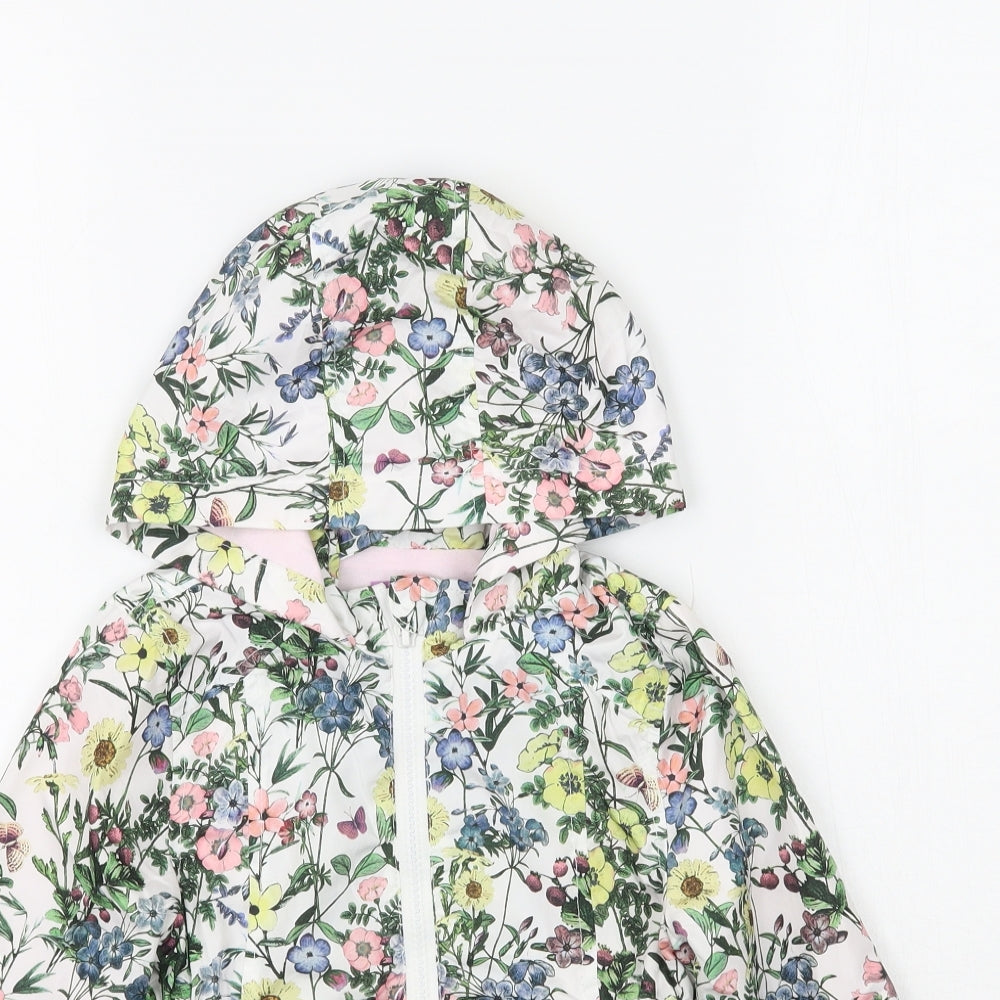 F&F Girls Multicoloured Flecked  Jacket  Size 2-3 Years