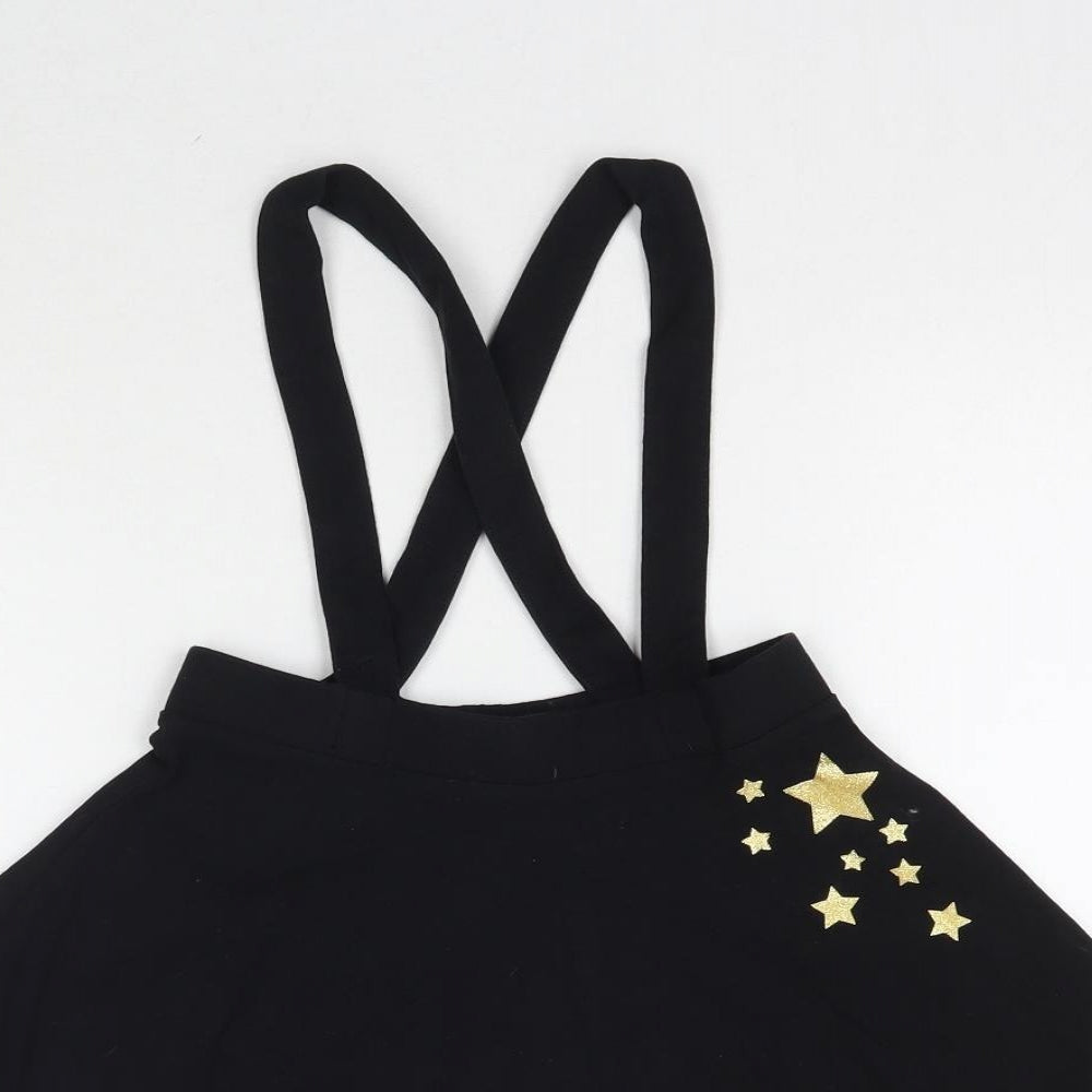 George Girls Black   A-Line Skirt Size 4-5 Years