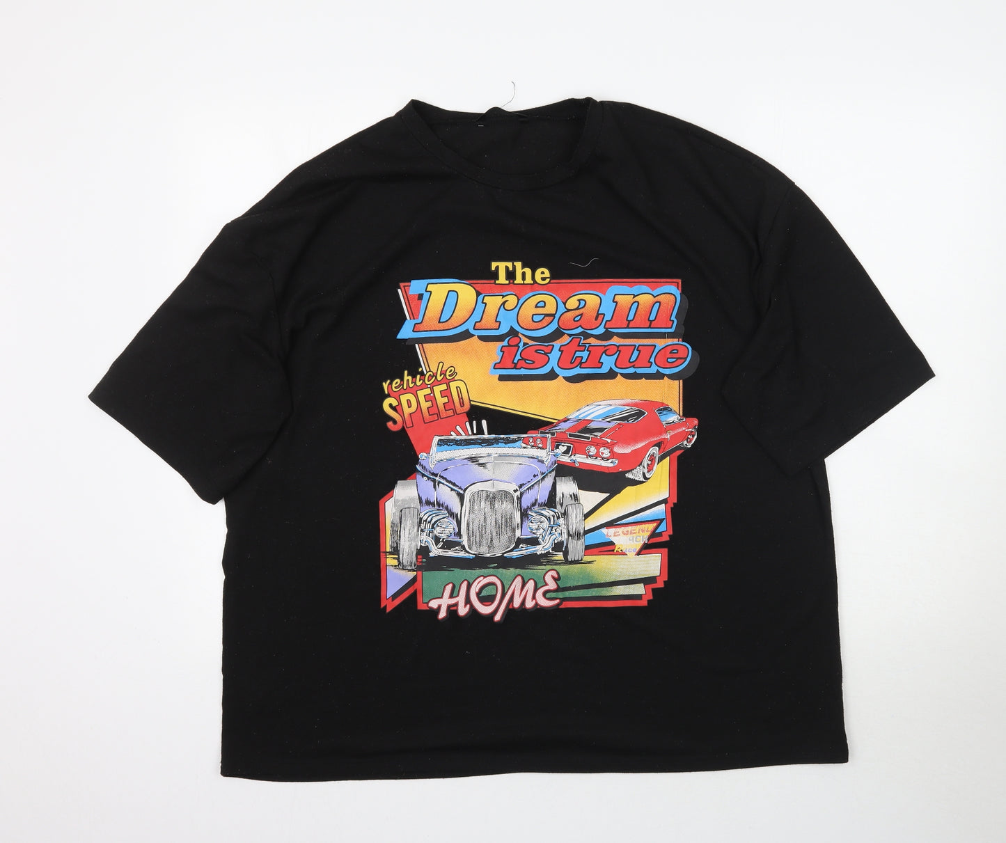 SheIn Mens Black    T-Shirt Size S