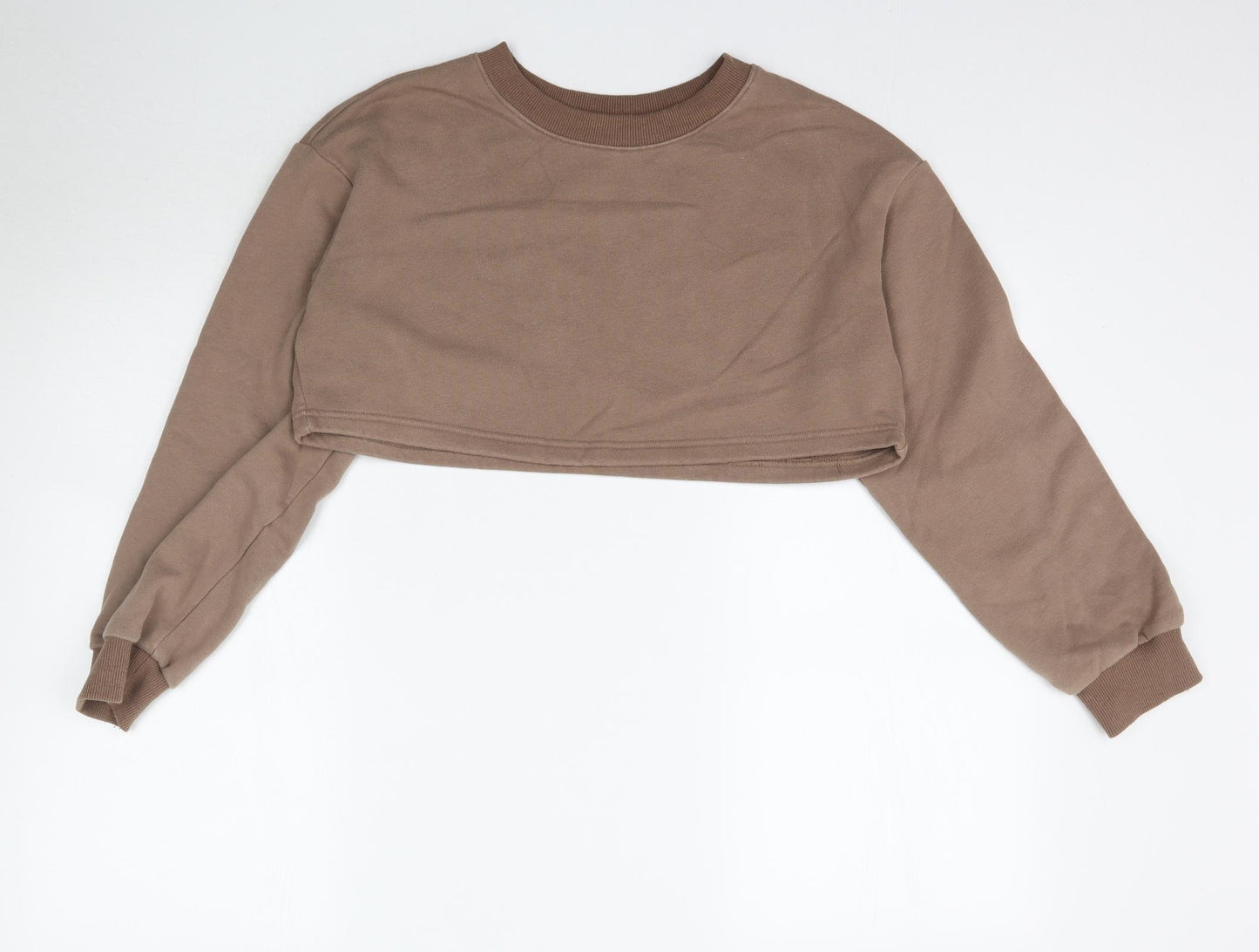 SheIn Womens Brown   Pullover Sweatshirt Size M