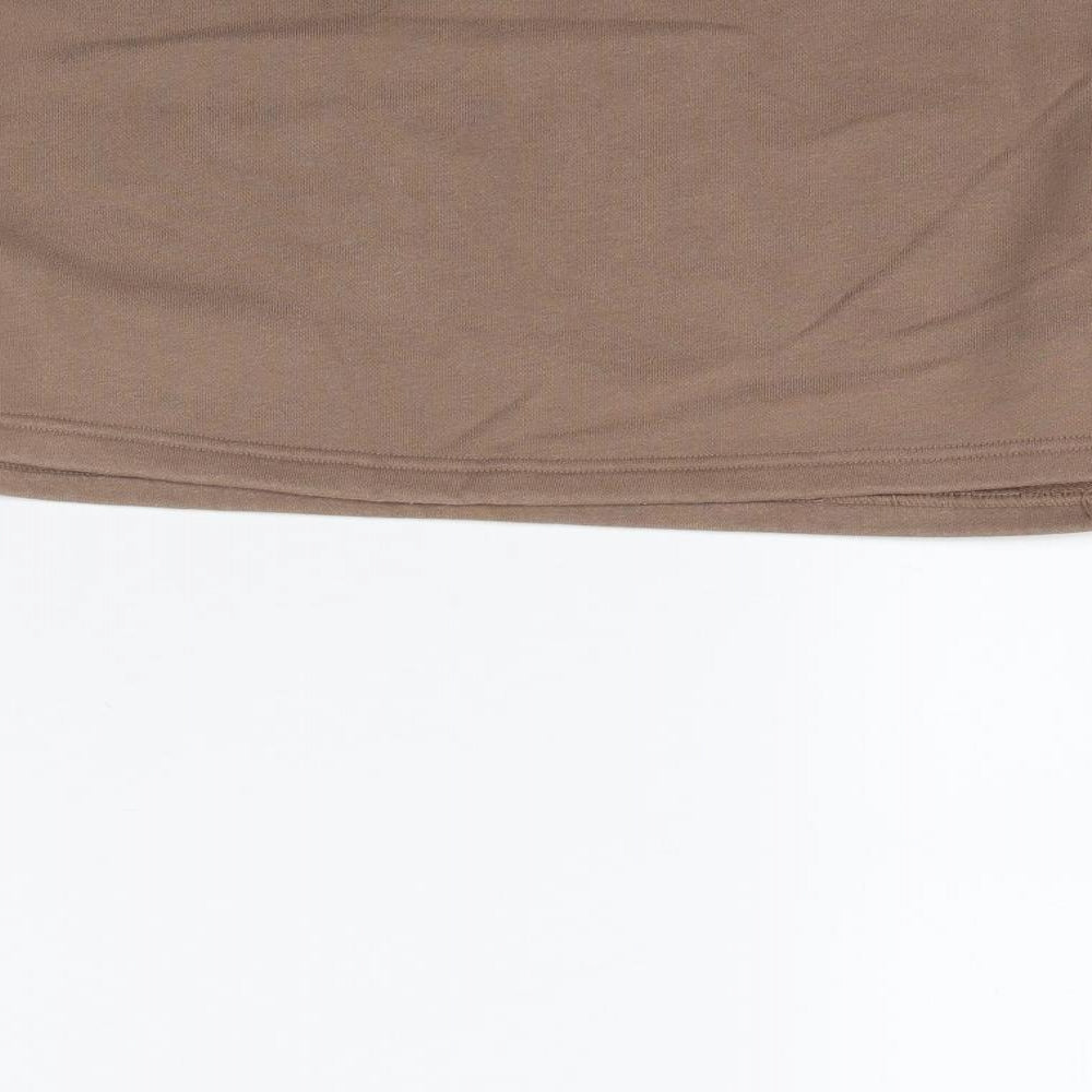 SheIn Womens Brown   Pullover Sweatshirt Size M