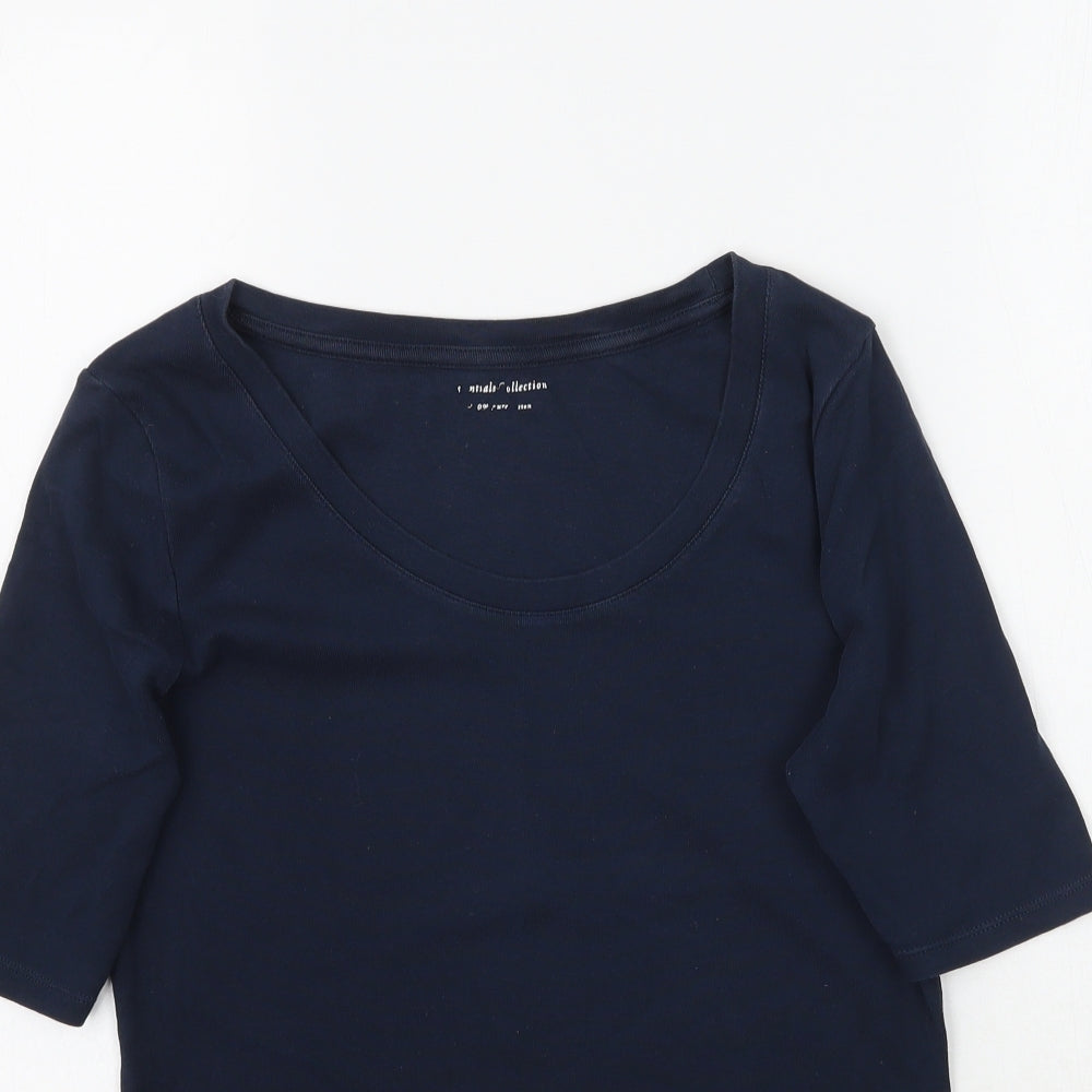 Marks and Spencer Womens Blue   Basic T-Shirt Size 12