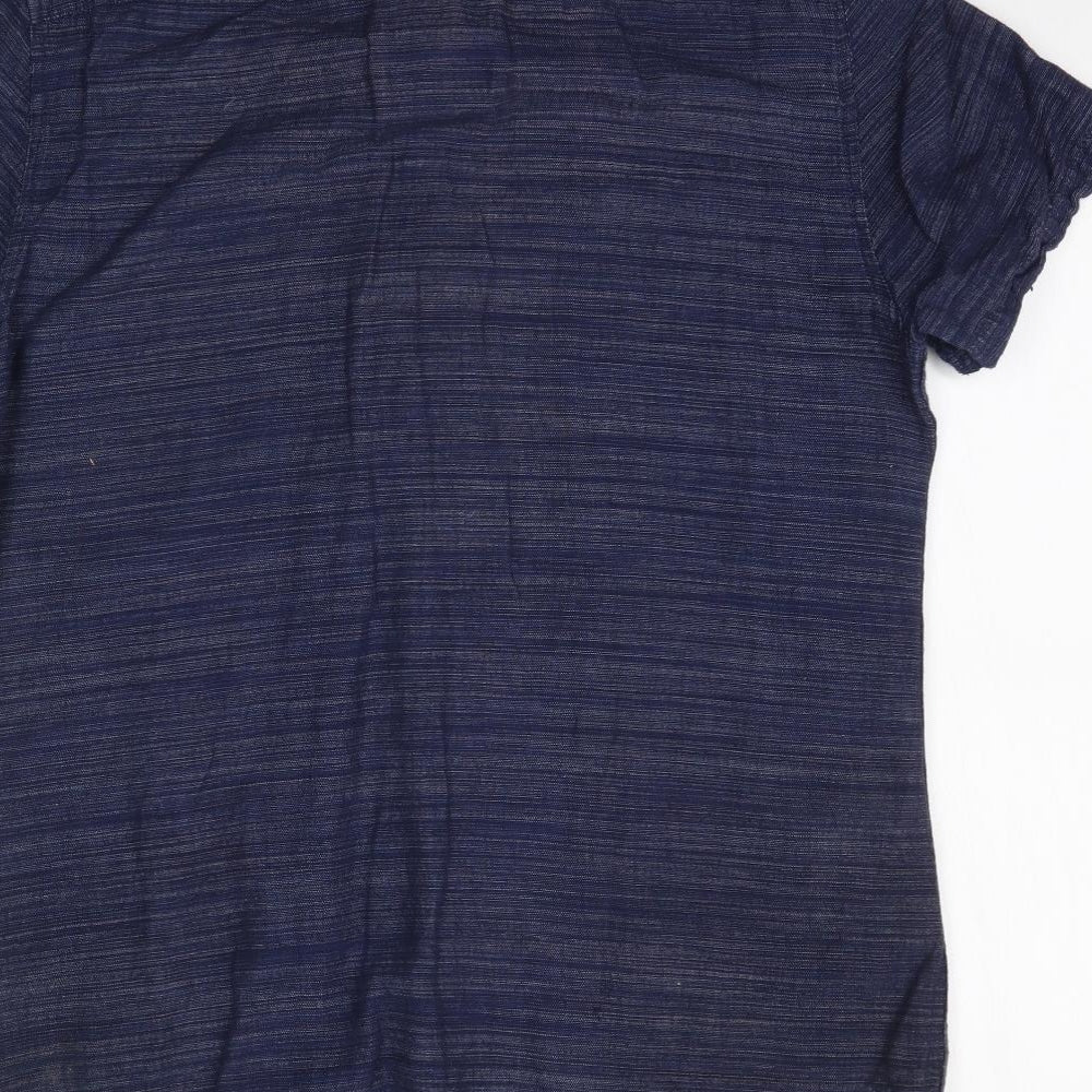 F&F Mens Blue    Button-Up Size M