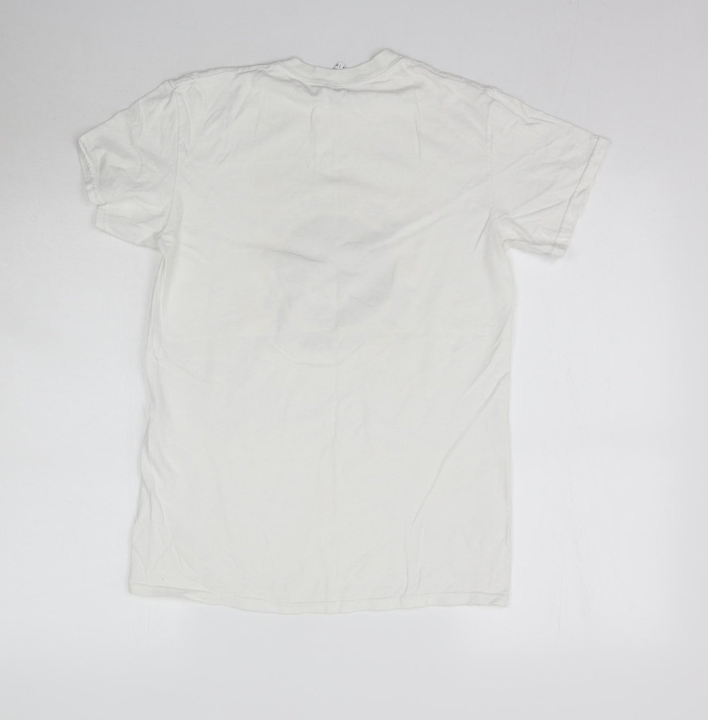 Gildan Mens White    T-Shirt Size S
